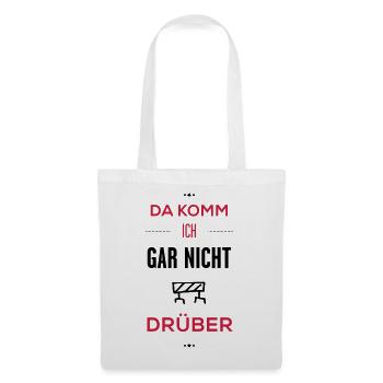 gar nicht drüber - Stoffbeutel - Weiß - Vorne