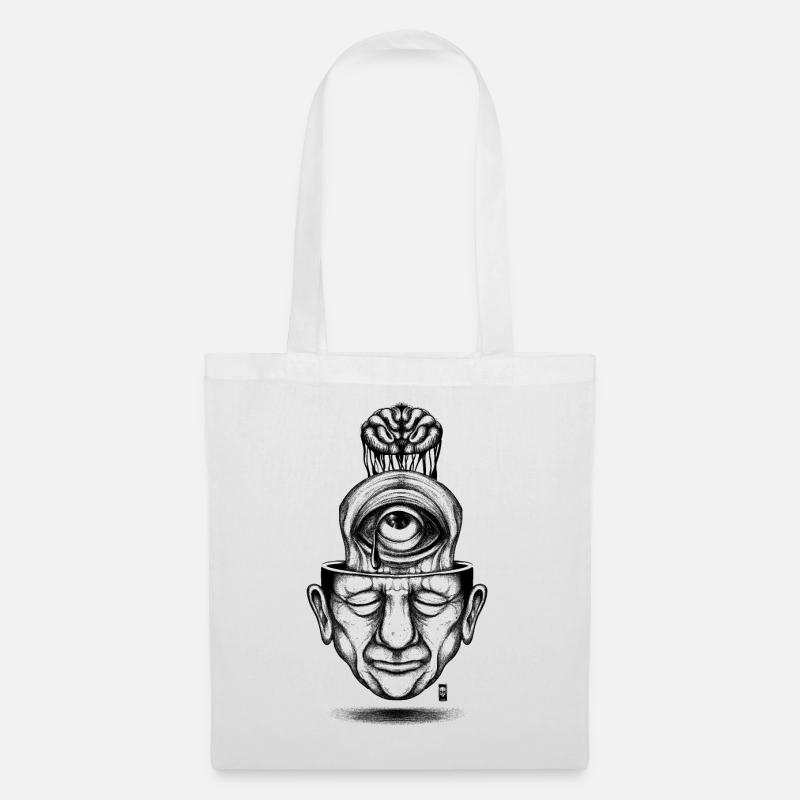 Where is my mind - Tote Bag - white