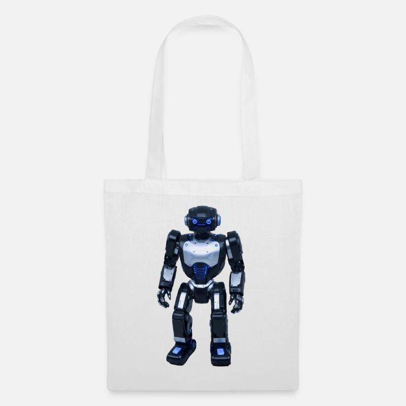 Robot - Sac en tissu - blanc