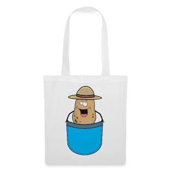 Bags: Potato, Potato, Vegetable, Farmer, Farmer - Tote Bag - white - Front