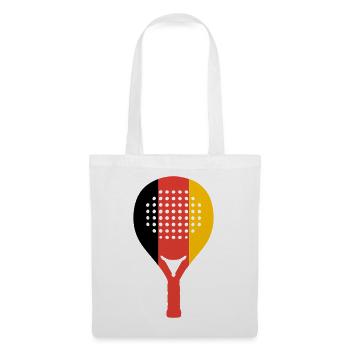 Padel-Deutschland - Stoffbeutel - Weiß - Vorne