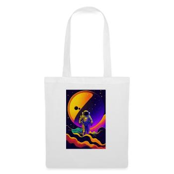 Walking in the galaxy - Sac en tissu - blanc - Devant