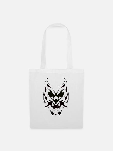 Vampir-Monster - Stoffbeutel - Weiß