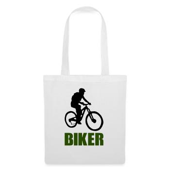 biker - Tote Bag - white - Front