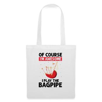 Bagpipes for pipers and Scots - Tote Bag - white - Front