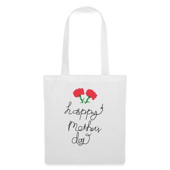 Happy mother's day handwritten lettering - Tote Bag - white - Front