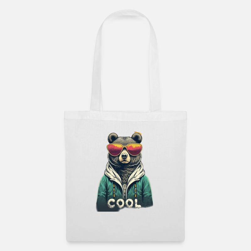 Cool Bear - Tote Bag - white