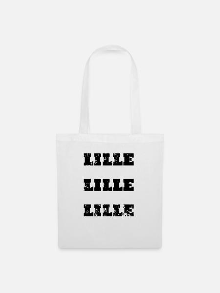 LILLE frankreich - Stoffbeutel - Weiß