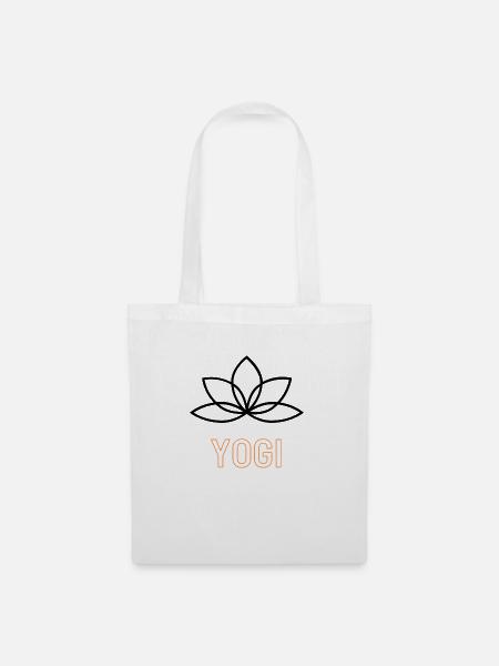 Yogi - Stoffbeutel - Weiß