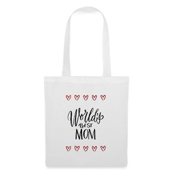 Worlds best mum - best mom in the world - Mother's Day - Tote Bag - white - Front