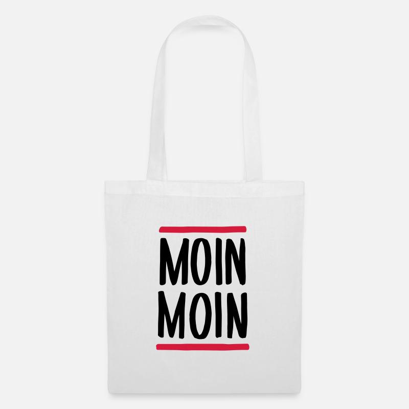 Moin Moin - Stoffbeutel - Weiß