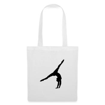 Wheelstroke Handstand Ballerine Design Gift - Sac en tissu - blanc - Devant