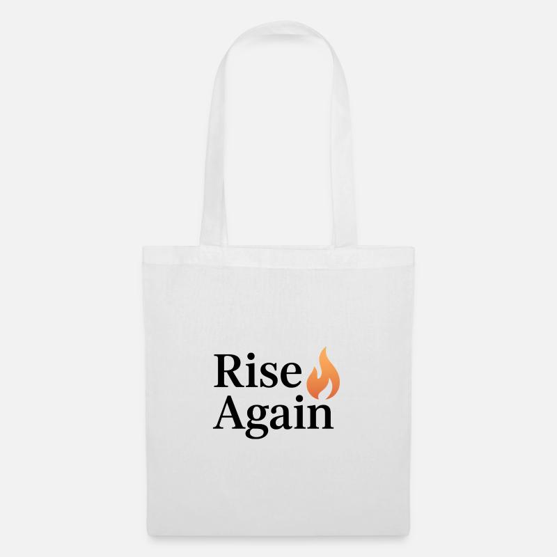 Re-ascent flame logo - Tote Bag - white