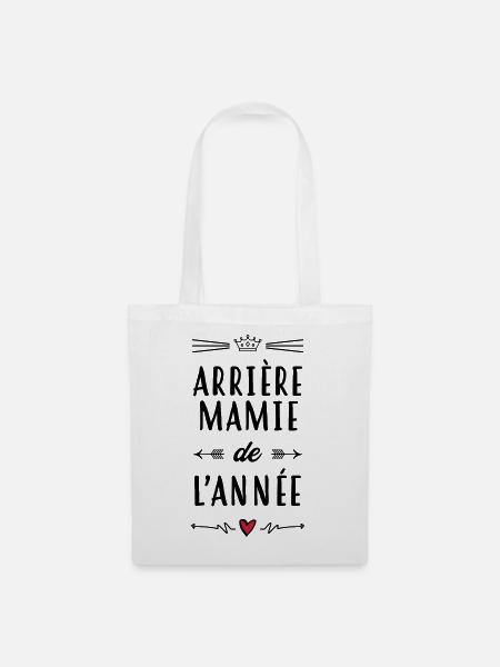 Arrière Mamie Mamy Grand-Mère Grand Mere - Tote Bag - white