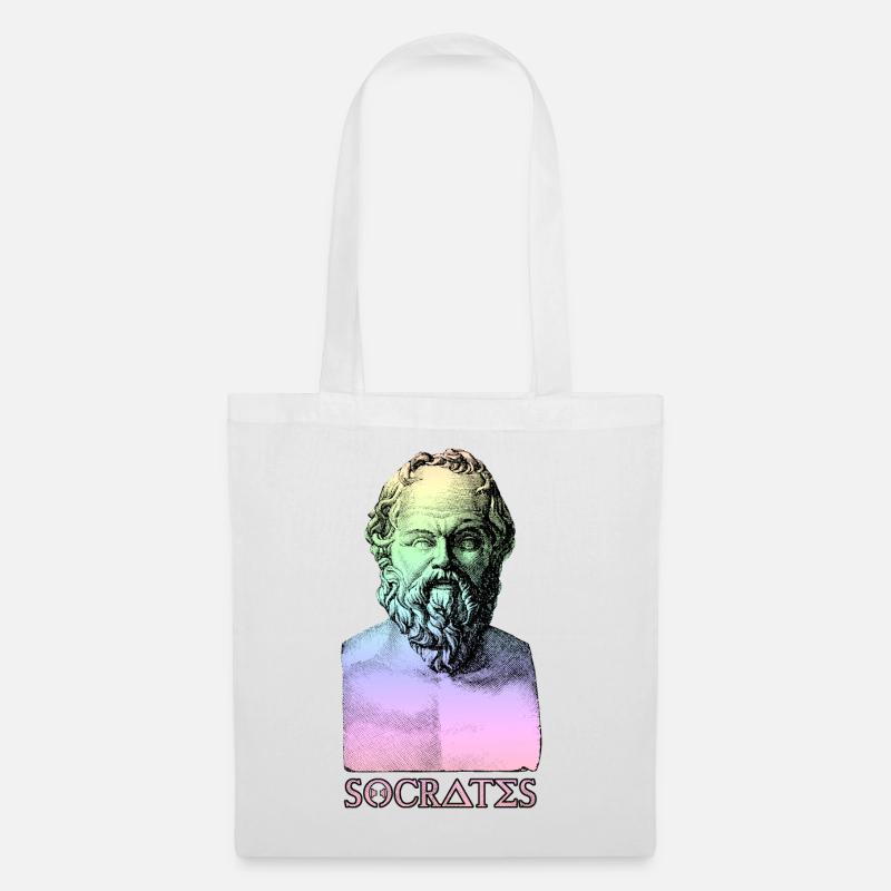 Sokrates - Stoffbeutel - Weiß