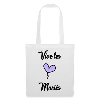 FUTURE MARIEE. EVJF. MARIEE. TEAM. TEAM MARIEE - Sac en tissu - blanc - Devant