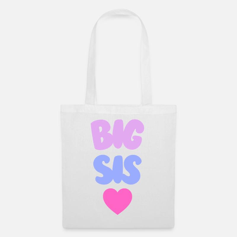 Big Sis Love - Stoffbeutel - Weiß