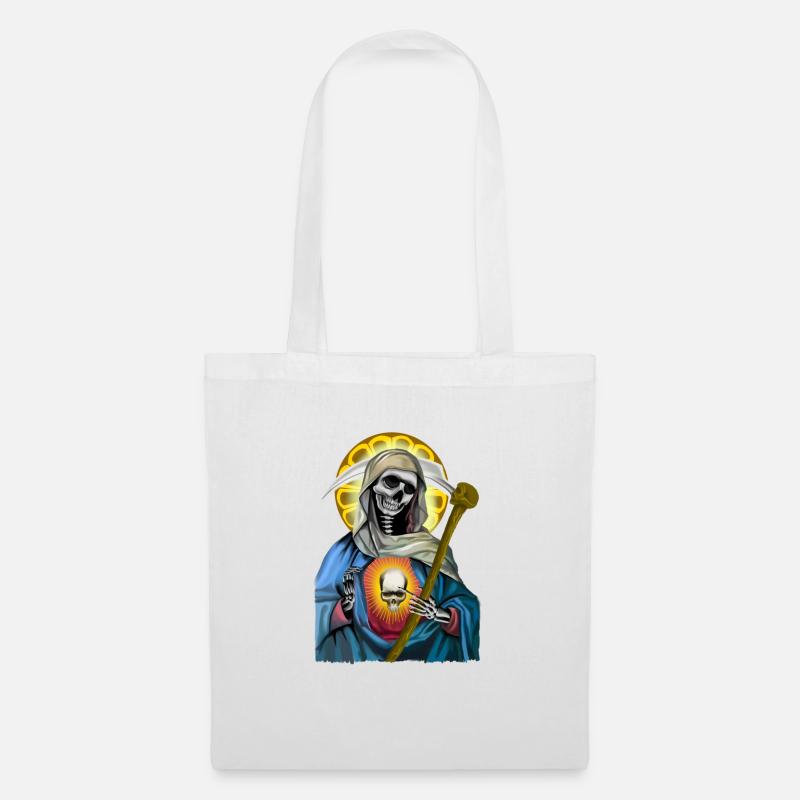 Santa Muerte - Stoffbeutel - Weiß