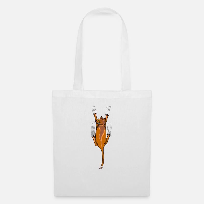 cat - Tote Bag - white
