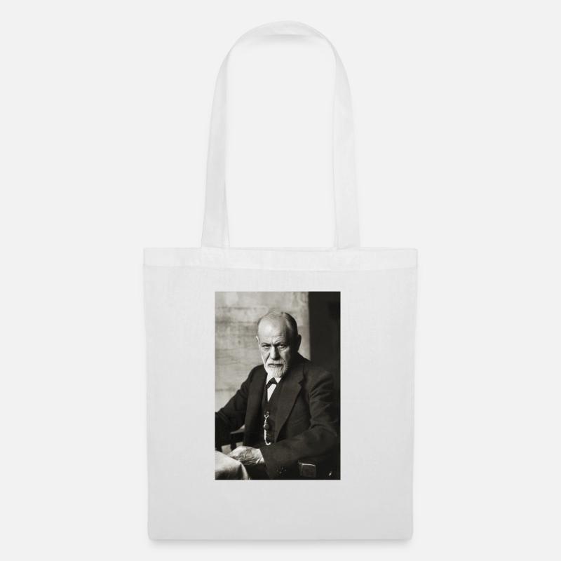 Sigmund Freud - Stoffbeutel - Weiß