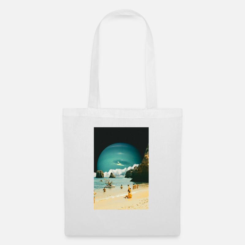 Space Beach - Tote Bag - white