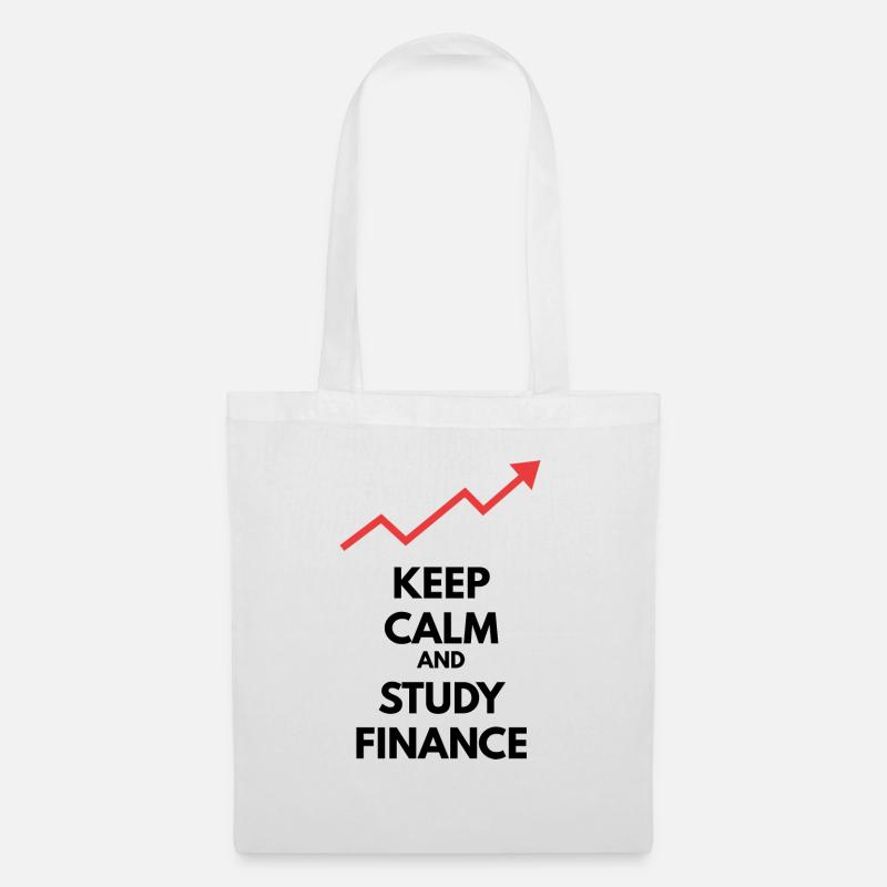 Geld und Finanzen - Stoffbeutel - Weiß