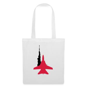 fighter jet missile launch - Tote Bag - white - Front