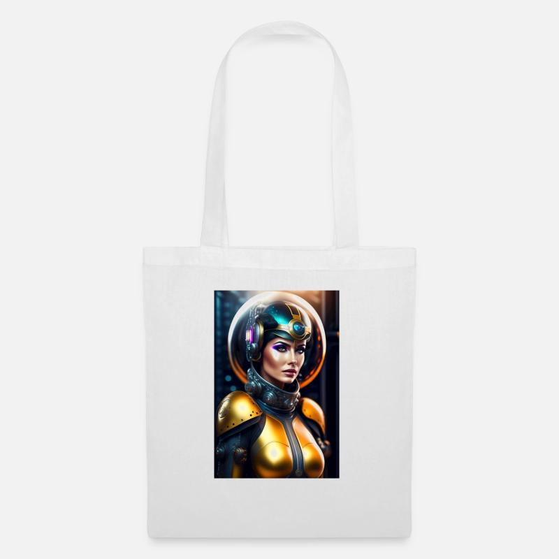 Fille de l’espace - Sac en tissu - blanc