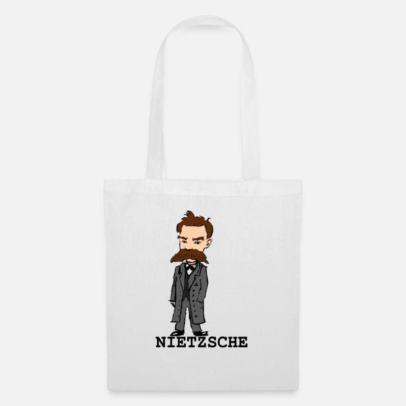 Nietzsche - Stoffbeutel - Weiß