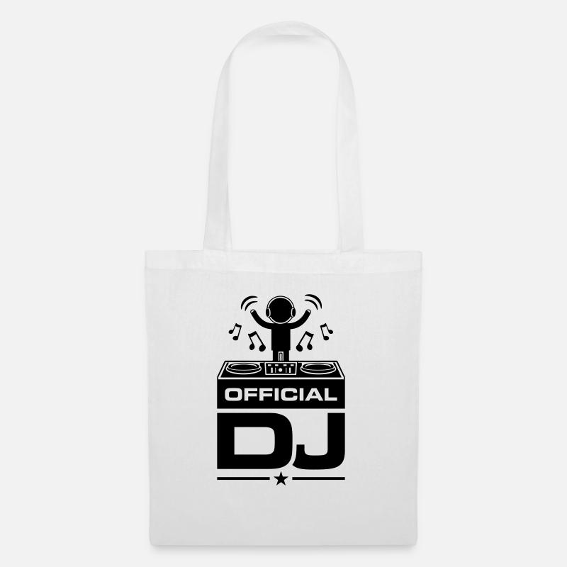 Dj Turntables - Tote Bag - white
