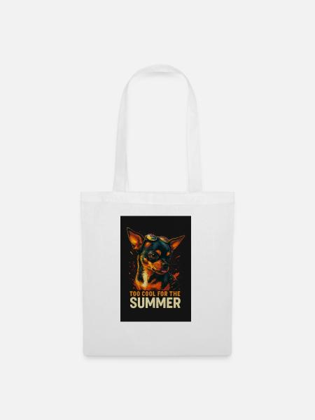 Too Cool for the Summer - Stoffbeutel - Weiß