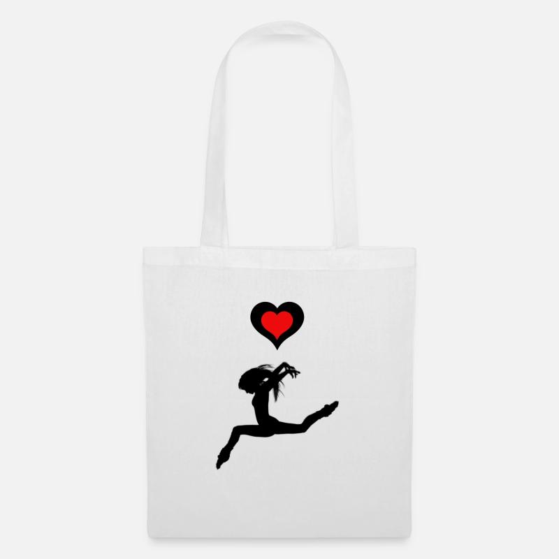 Dancers heart - Stoffbeutel - Weiß