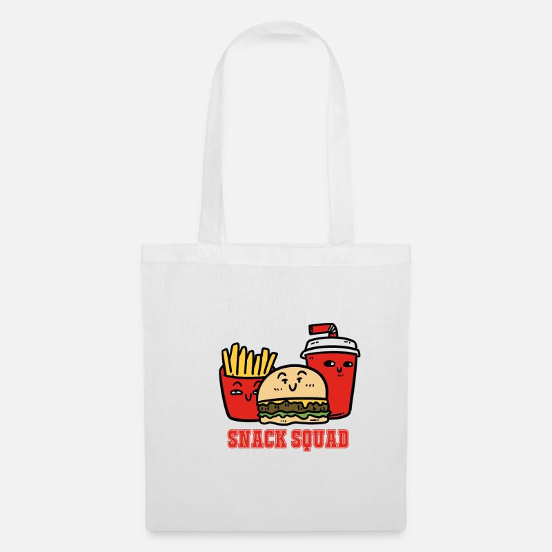 Snack Squad - Tote Bag - white