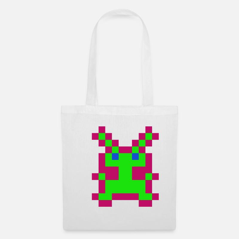 Retrogaming Alien - Tote Bag - white
