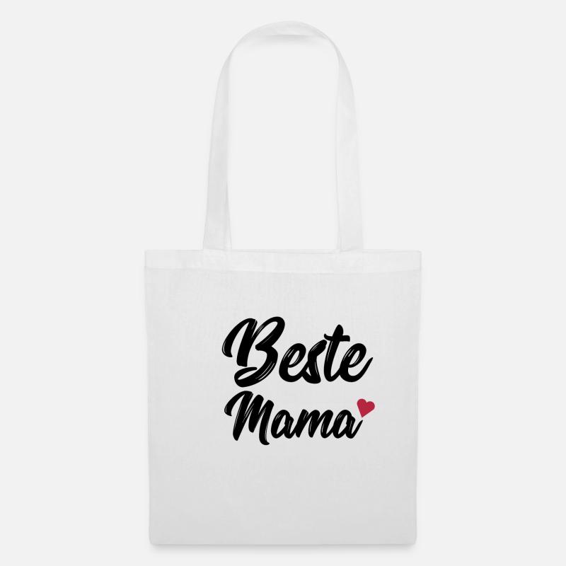 Beste Mama - Stoffbeutel - Weiß