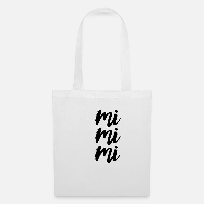 mimimi - Stoffbeutel - Weiß