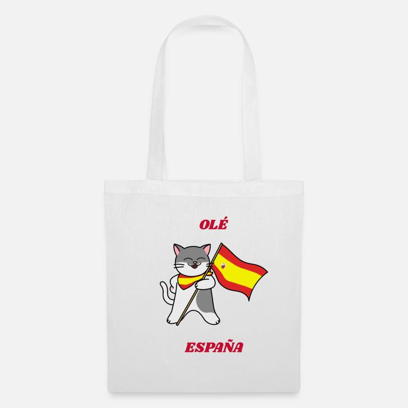spanien - Stoffbeutel - Weiß