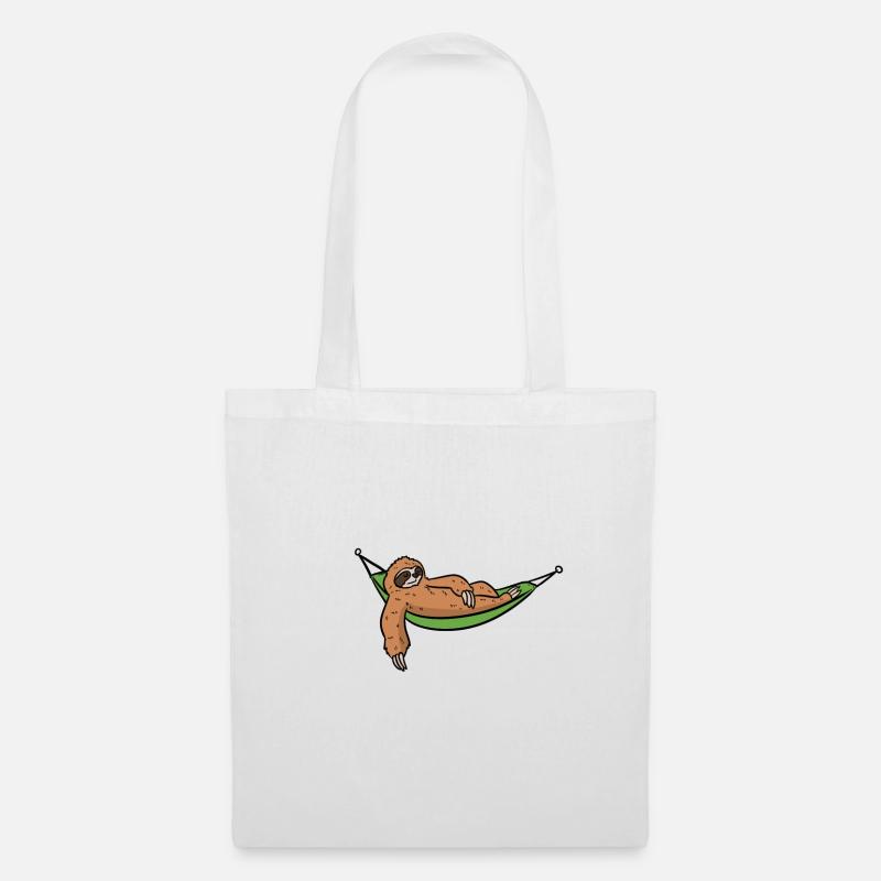 hammock and sloth hammock and sloth - Tote Bag - white