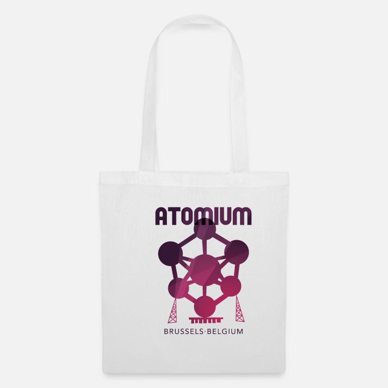 Atomium , Brüssel - Belgien - Stoffbeutel - Weiß