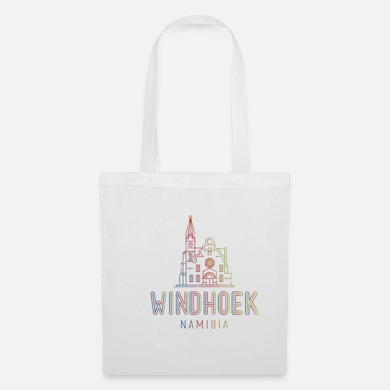Windhuk - Namibia - Stoffbeutel - Weiß