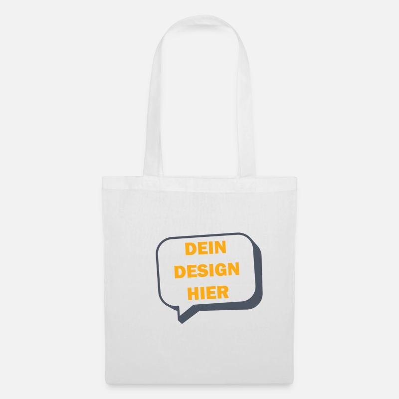DEIN DESIGN HIER - Stoffbeutel - Weiß