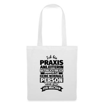 Praxisanleiterin Geschenke - Stoffbeutel - Weiß - Vorne