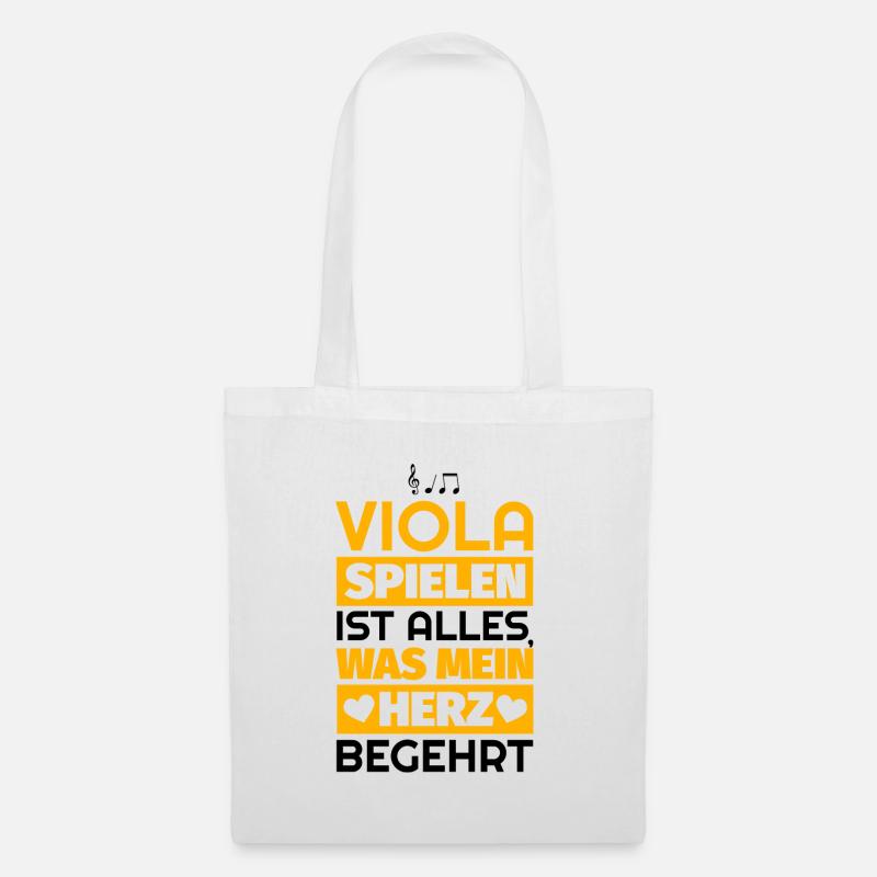 Viola Geschenke - Stoffbeutel - Weiß