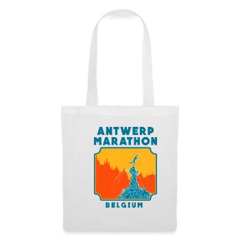 Marathon d’Anvers - Belgique - Sac en tissu - blanc - Devant