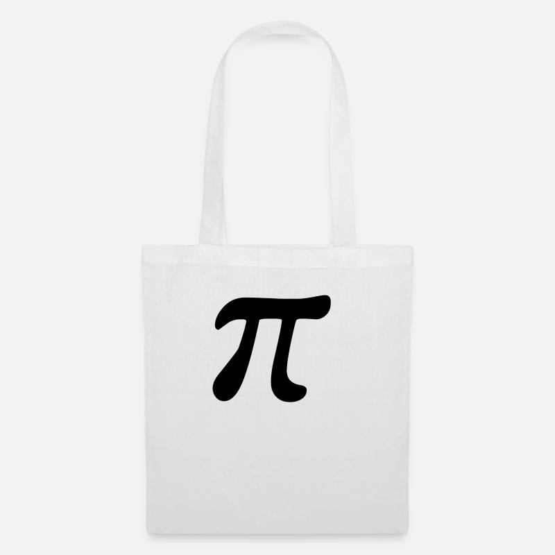 archimedes π - Stoffbeutel - Weiß