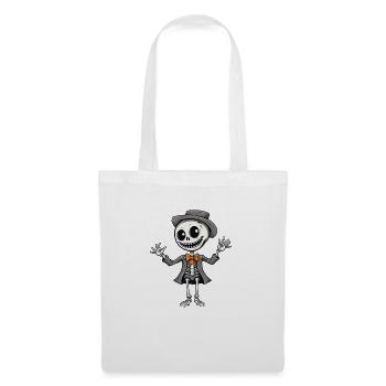 Halloween Skeleton - Tote Bag - white - Front