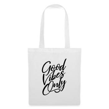Good vibes only - Sac en tissu - blanc - Devant