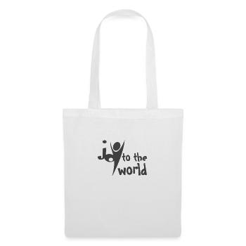 Christian Christmas Design Joy to the World - Tote Bag - white - Front