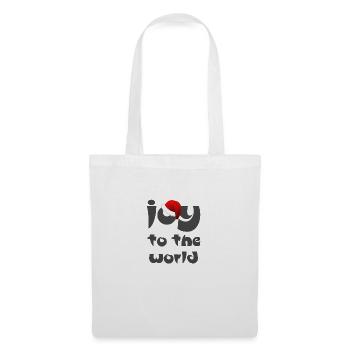 Christian Christmas Design Joy to the World - Tote Bag - white - Front