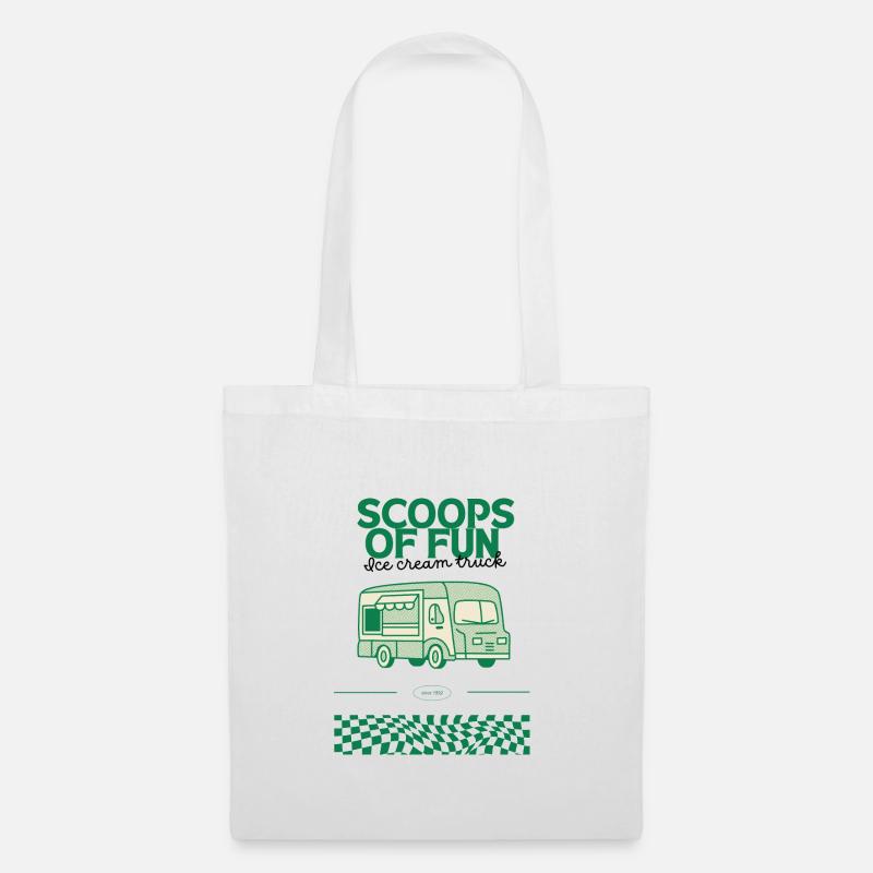 Scoops of Fun - Stoffbeutel - Weiß